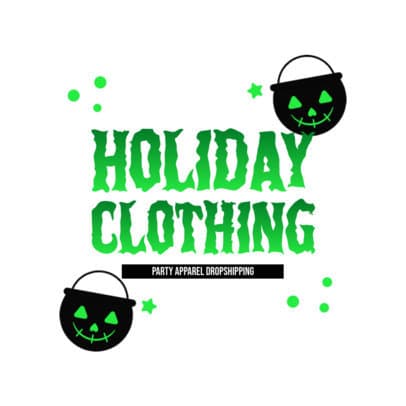 Halloween-Themed Logo Creator for a Dropshipping Party Apparel Shop