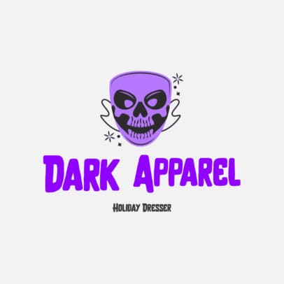 Halloween-Themed Logo Maker for a Holiday Attires Shop
