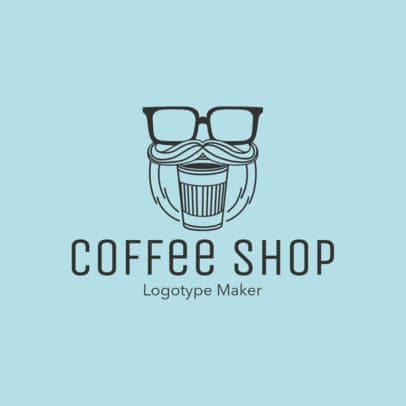 Hipster Coffee Logo Maker