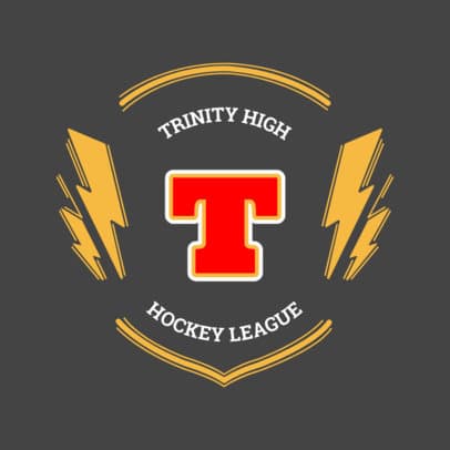 Hockey Team Logo Maker with Customized Sports Badges
