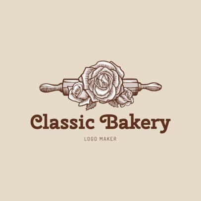 Vintage-Styled Logo Maker for a Bakery