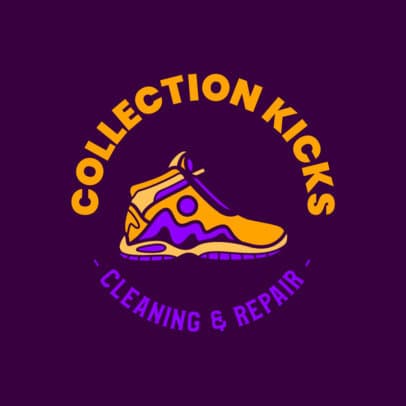 Sneaker Logo Creator for Cleaning and Repair Services