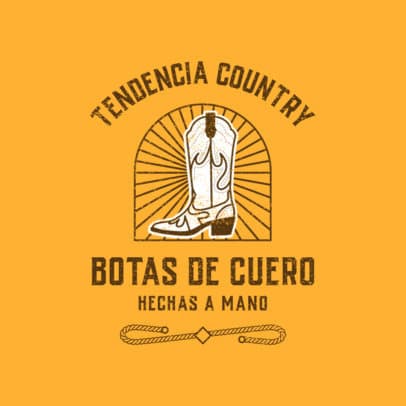 Logo Maker for a Hand-Made Country Boots Business