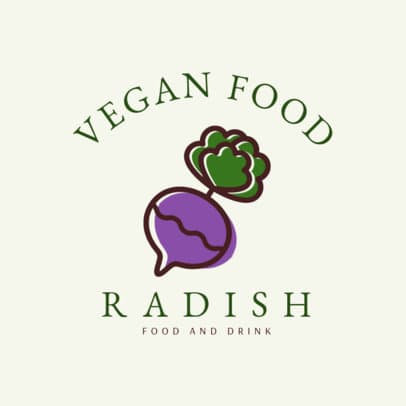 Vegan Restaurant Logo Maker 
