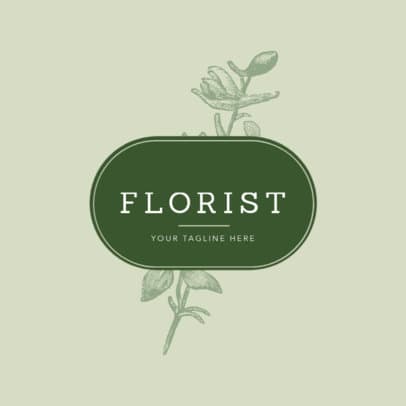 Online Logo Maker for a Flower Shop