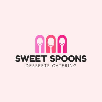 Desserts Catering Logo Maker with a Sweet Design