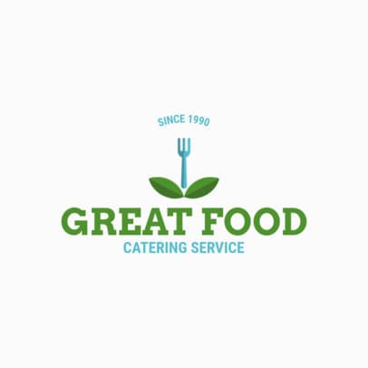 Catering Services Logo For Organic Meals