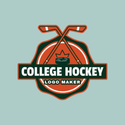 College Hockey Logo Maker