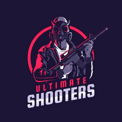Battle Royale Logo Maker Featuring a PUBG Inspired Character 