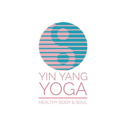 Yoga Studio Logo Generator With Yin-Yang Clipart 