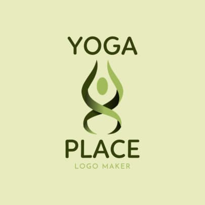 Modern Logo Maker for a Yoga Brand