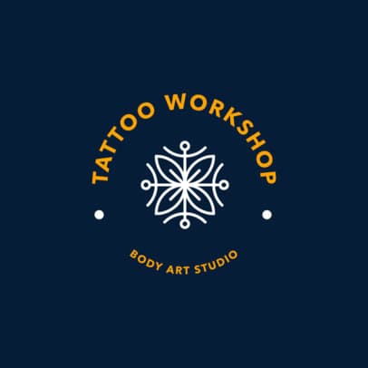Abstract Logo Maker for a Tattoo Workshop