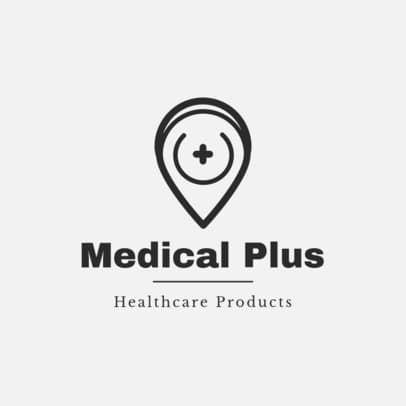Healthcare Products Logo Template for Medical Companies 