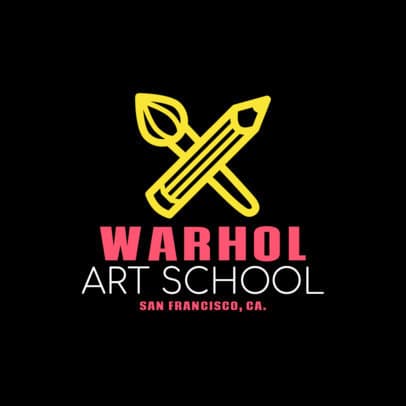 Online Logo Creator for an Art School