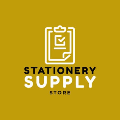 Logo Maker for a Stationery Supply Store