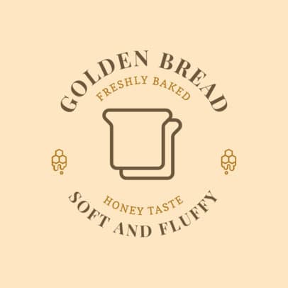 Logo Design Maker for a Sweet Bakery with a Bread Icon