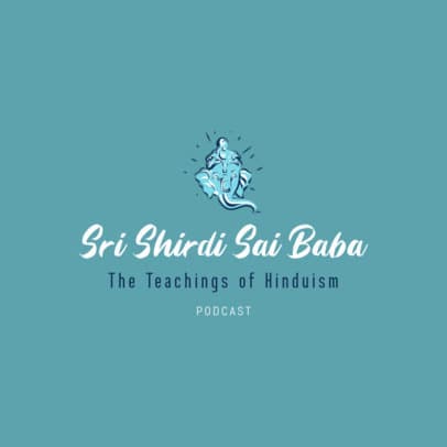 Logo Maker for a Podcast About Hinduism Teachings