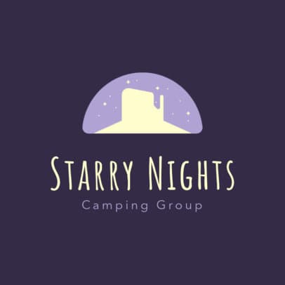 Logo Template for Camping Groups