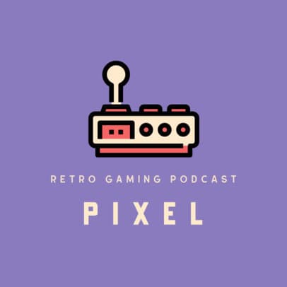 Online Logo Template for a Retro-Gaming Podcast