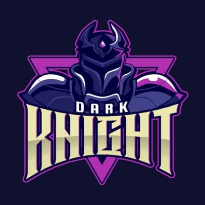 Fantasy Logo Maker with a Knight Graphic
