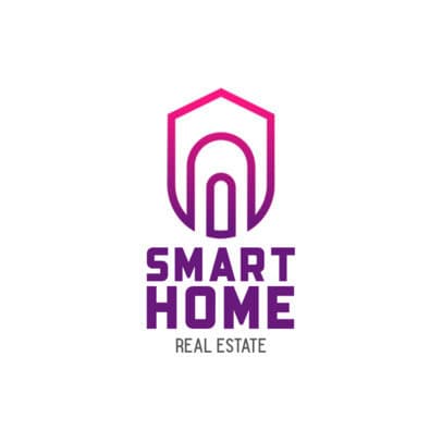 Real Estate Logo Maker for a Smart Houses Seller