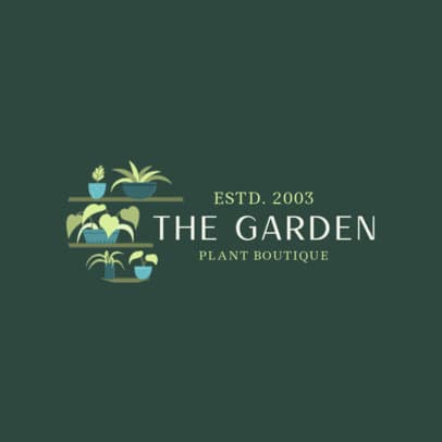 Logo Generator for a Plant Boutique