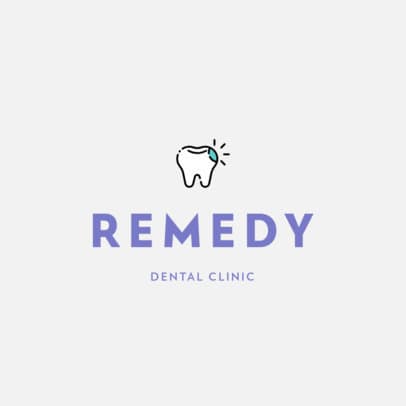 Online Logo Maker for Dental Clinics Featuring a Tooth Icon