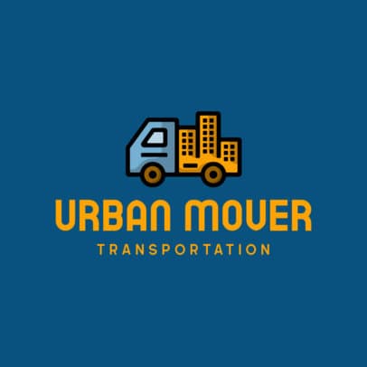 Moving Company Logo Maker with a Clever Icon