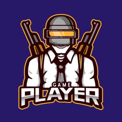 Team Logo Maker Featuring a PUBG-Inspired Shooter
