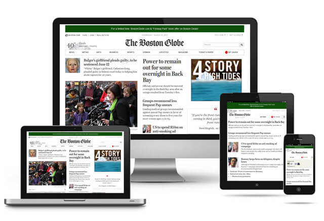 boston globe responsive