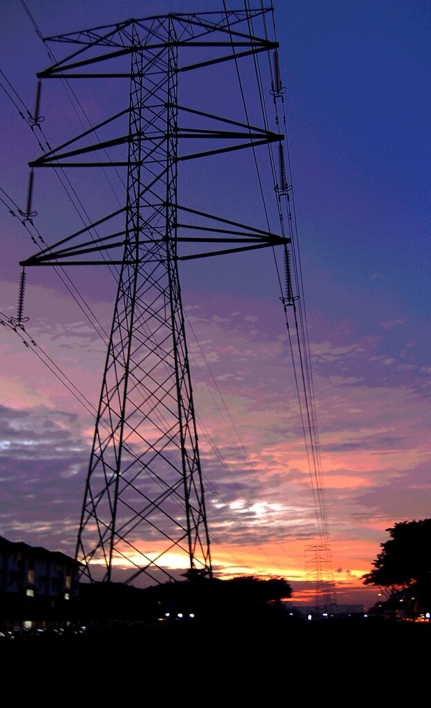 image of an electric tower