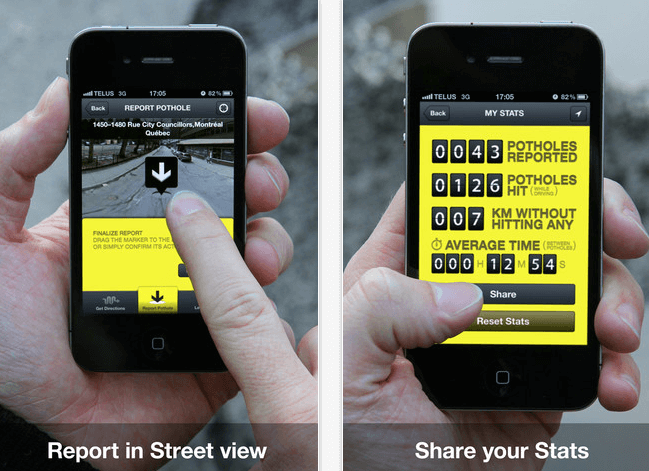 Taxi App on iPhone Mockups