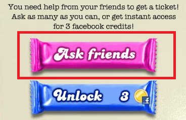 Candy Crush Ask Friends