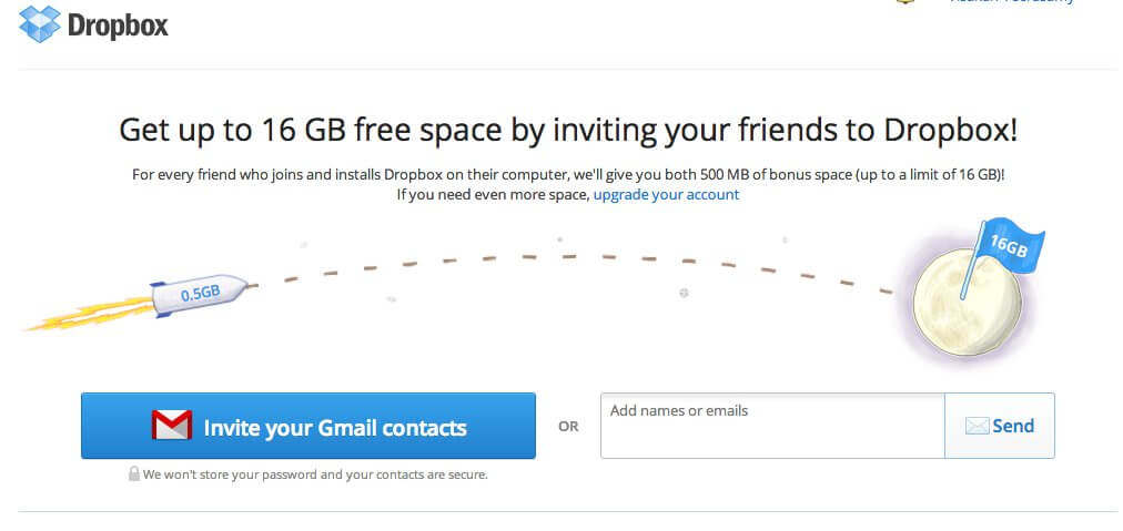 dropbox viral loop