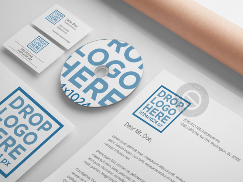 stationery mockup