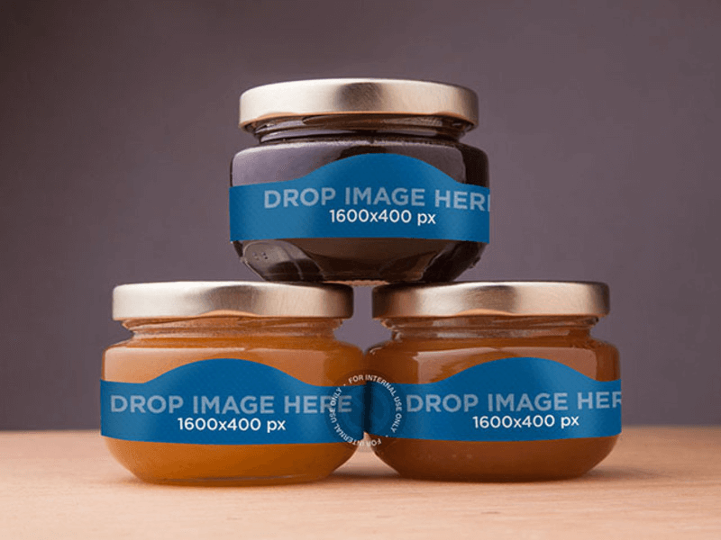 jam jar mockup