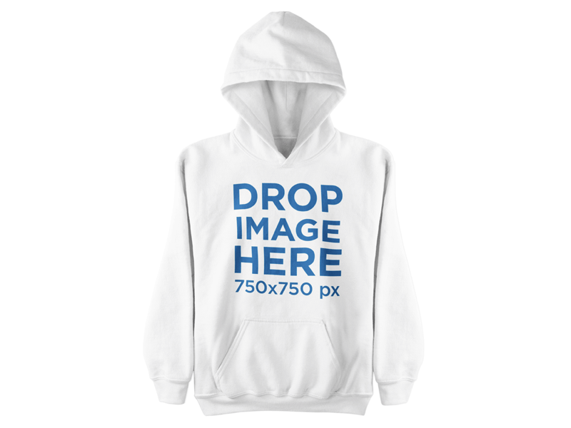 Hoodie Hanging Over a Flat Backdrop Clothing Mockup