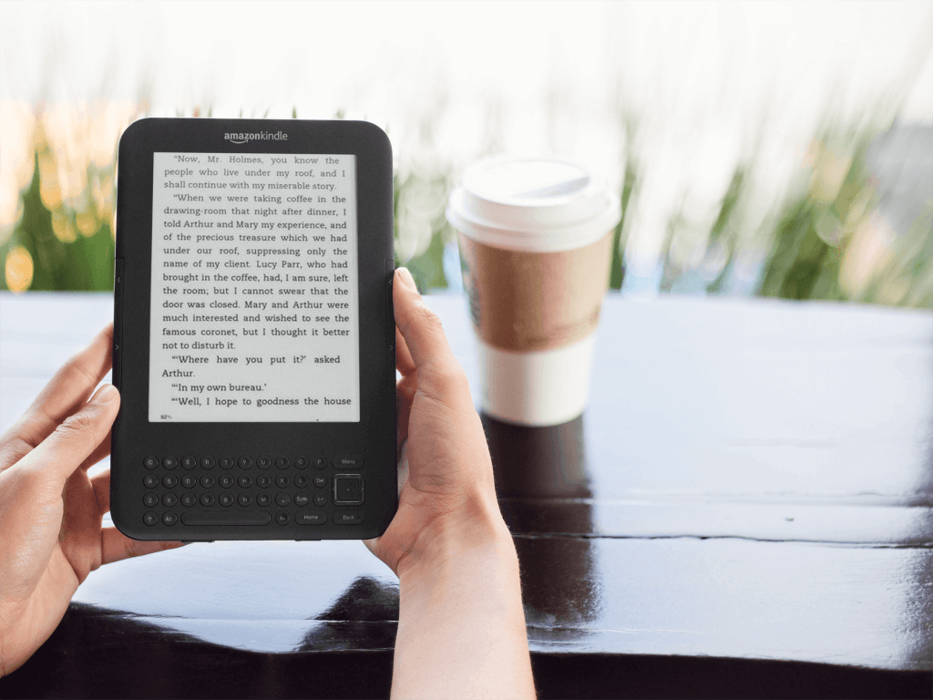 Kindle Mockup Made with Placeit