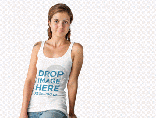 Click on the Image To Create Your Own Tank Tshirt Mockup