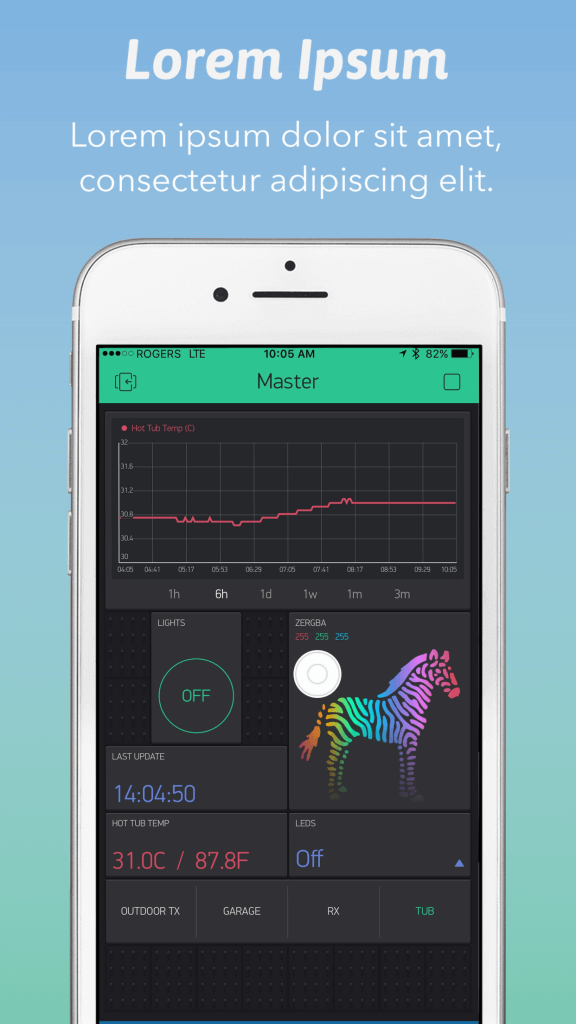 5.5" iOS Screenshot Made With Placeit