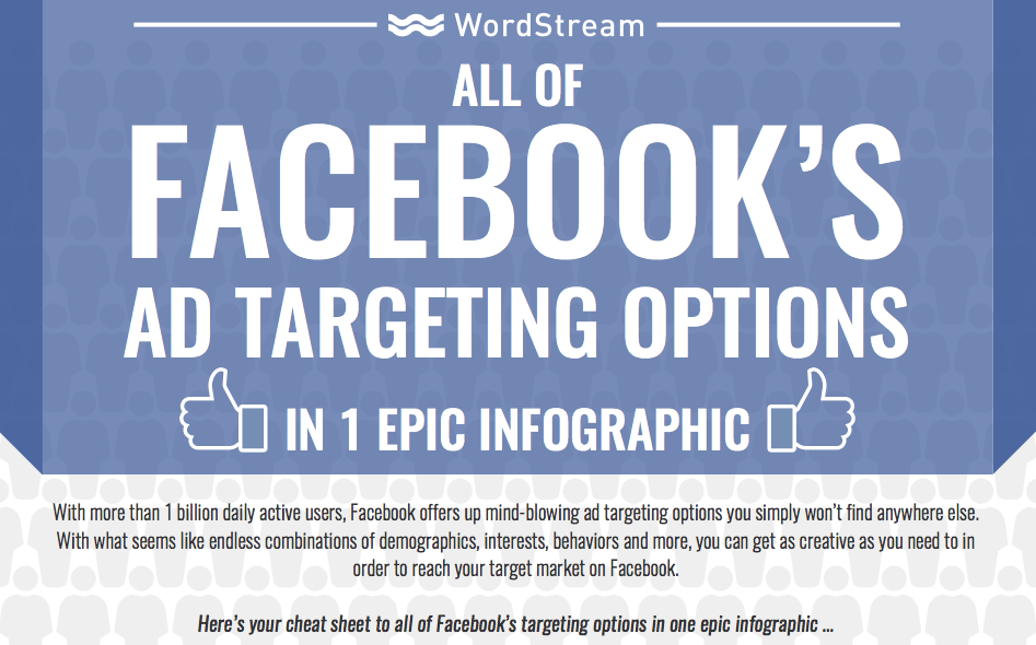 facebook ad targeting options inforgraphic