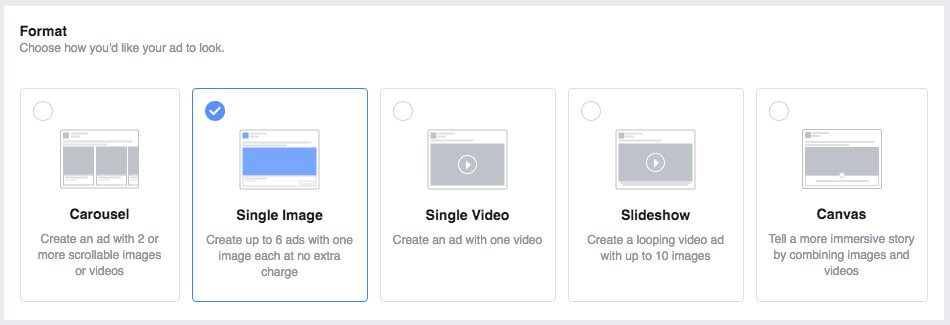 Facebook Ad Guide: Format