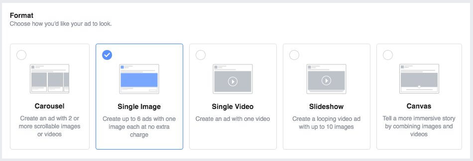 Facebook Ad Guide: Format 