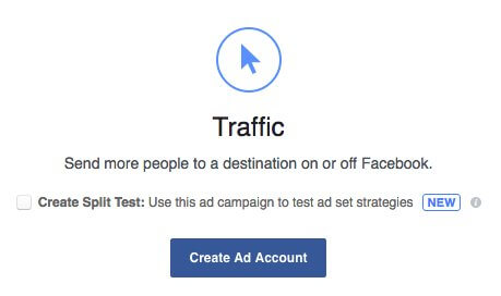 Create a Facebook Ad for more Traffic