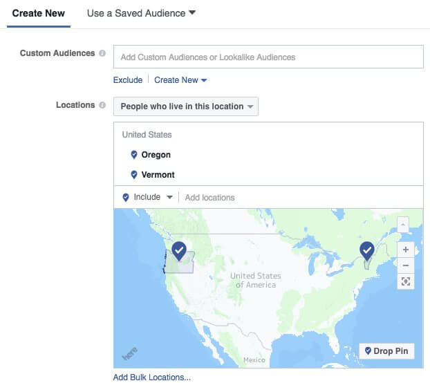  Veiledning For Facebook-Annonser for å velge Målgruppe