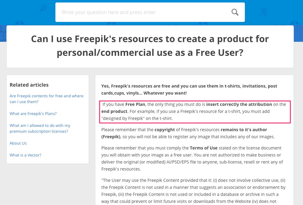 Freepik FAQ