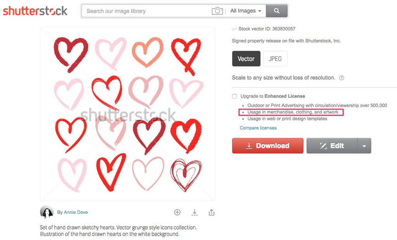 Sketchy Hearts Vector Stock Shutterstock