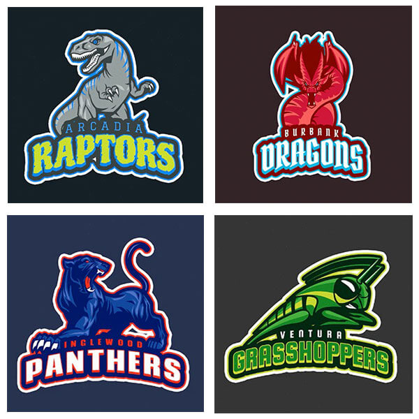 cool baseball team logos