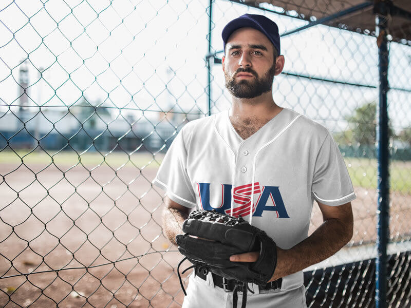 Custom White Baseball Jerseys, Baseball Uniforms For Your Team