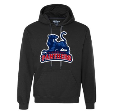 Hoodie with placeit's custom sports logo